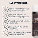 Das Haushalts Set von LUFIP: Für streifenfreie Sauberkeit in Bad, Küche & Auto. Mit Reinigungsspray, Spezialtuch & Tropfflasche – ideal für Fenster, Armaturen, Spiegel & empfindliche Oberflächen. Ein Set für alles. Jetzt entdecken!