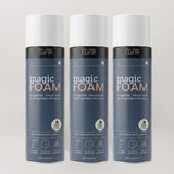 LUFIP Magic Foam Aktivschaumreiniger 3er Set mit Vertikalhafttechnologie und Apfelduft für Küche, Bad und Glasflächen