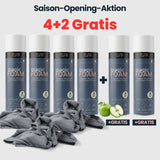 LUFIP Magic Foam Aktivschaumreiniger Saison Aktion 4 plus 2 gratis mit Apfelduft Edition