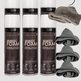 Entdecken Sie das LUFIP Magic Foam Sparset: 3× Universal-Schaumreiniger plus kostenloses Magic-Towel Set & Dry-Towel. Für mühelose, streifenfreie Reinigung aller Oberflächen!