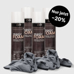 Unser Bestseller jetzt im Bundle: Magic Foam 4er Pack + Mikrofasertücher –20% nur zum Black Friday! Aktivschaum für die einfachste Reinigung. Vorrat sichern!
