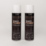 Magic Foam im Duo: 2x leistungsstarker Aktivschaum für blitzschnelle, streifenfreie Sauberkeit – für alle Oberflächen geeignet.
