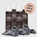 Magic Foam Basis Set: 4x Power-Schaum für dein Zuhause! 💪 Reinigt blitzschnell, streifenfrei & mühelos – auf allen Oberflächen. Spare bares Geld & erhalte dein gratis Magic Towel im Set! 🧽✨