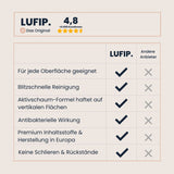 Entdecke, warum über 5.000 Kundinnen LUFIP lieben: Für jede Oberfläche, blitzschnell & ohne Rückstände. Premium-Qualität aus Europa – jetzt testen!