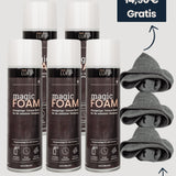 Magic Foam Vorteil Set: 5x Magic Foam Dosen + GRATIS Magic-Towel Set (3 Stück) – Perfektes Reinigungsset für streifenfreie Ergebnisse auf Glas, Spiegel, Küche und Bad.