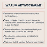 Magic Foam haftet auf vertikalen Flächen, wirkt tief in den Poren & reinigt 3x schneller – für weniger Kraftaufwand & perfekte Sauberkeit.