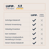 Quick Fix: Sofortige & extrem starke Klebekraft, vielseitig einsetzbar und einfach mit einer Hand anzuwenden – Premium-Qualität aus Europa.